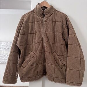 Quilted Zip-Up Jacket